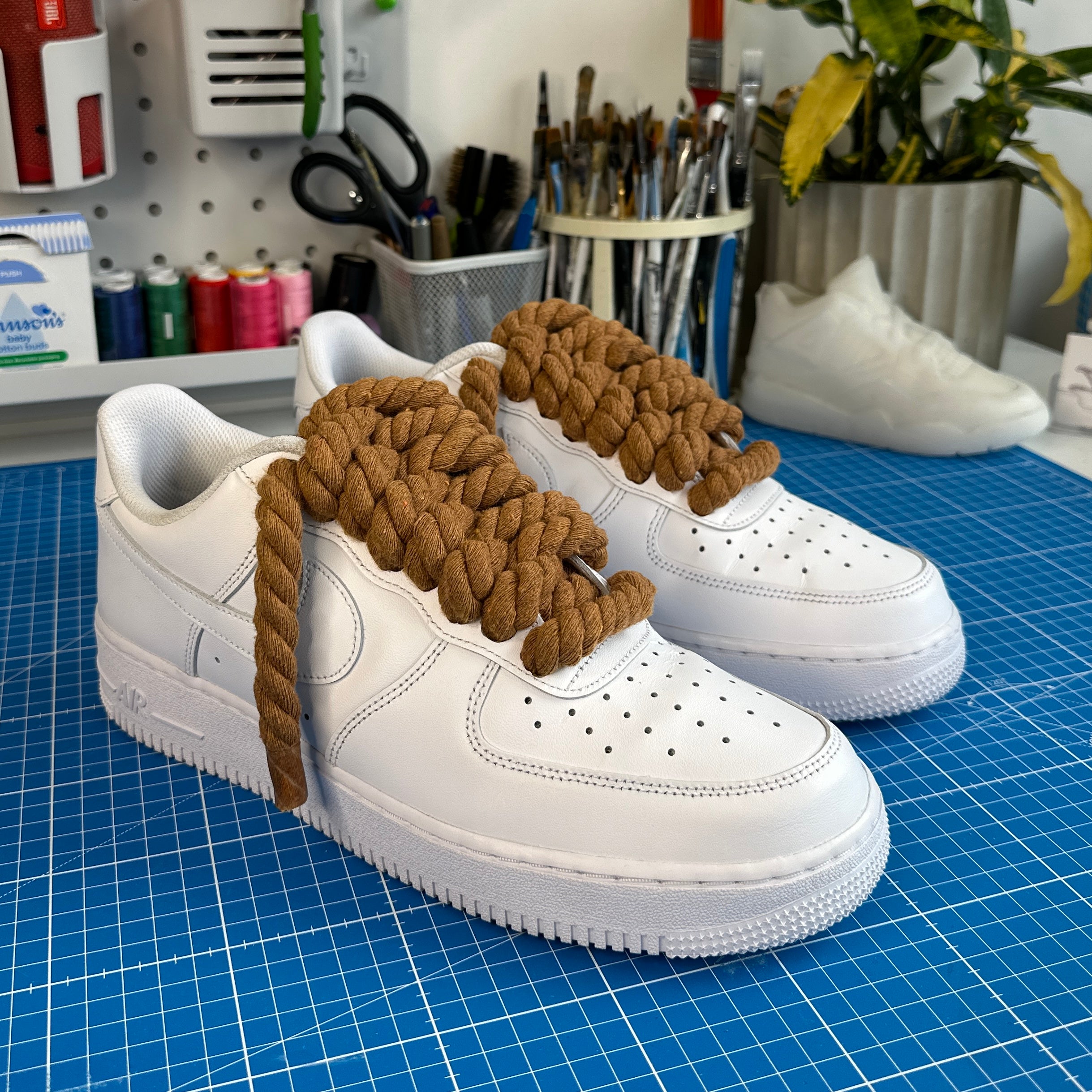 BROWN ROPE LACE AF1 image 1