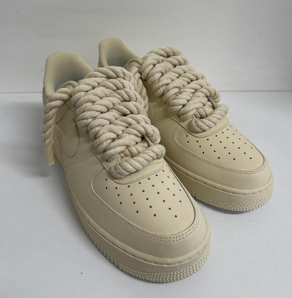 CREAM ROPE LACE AF1 image 2