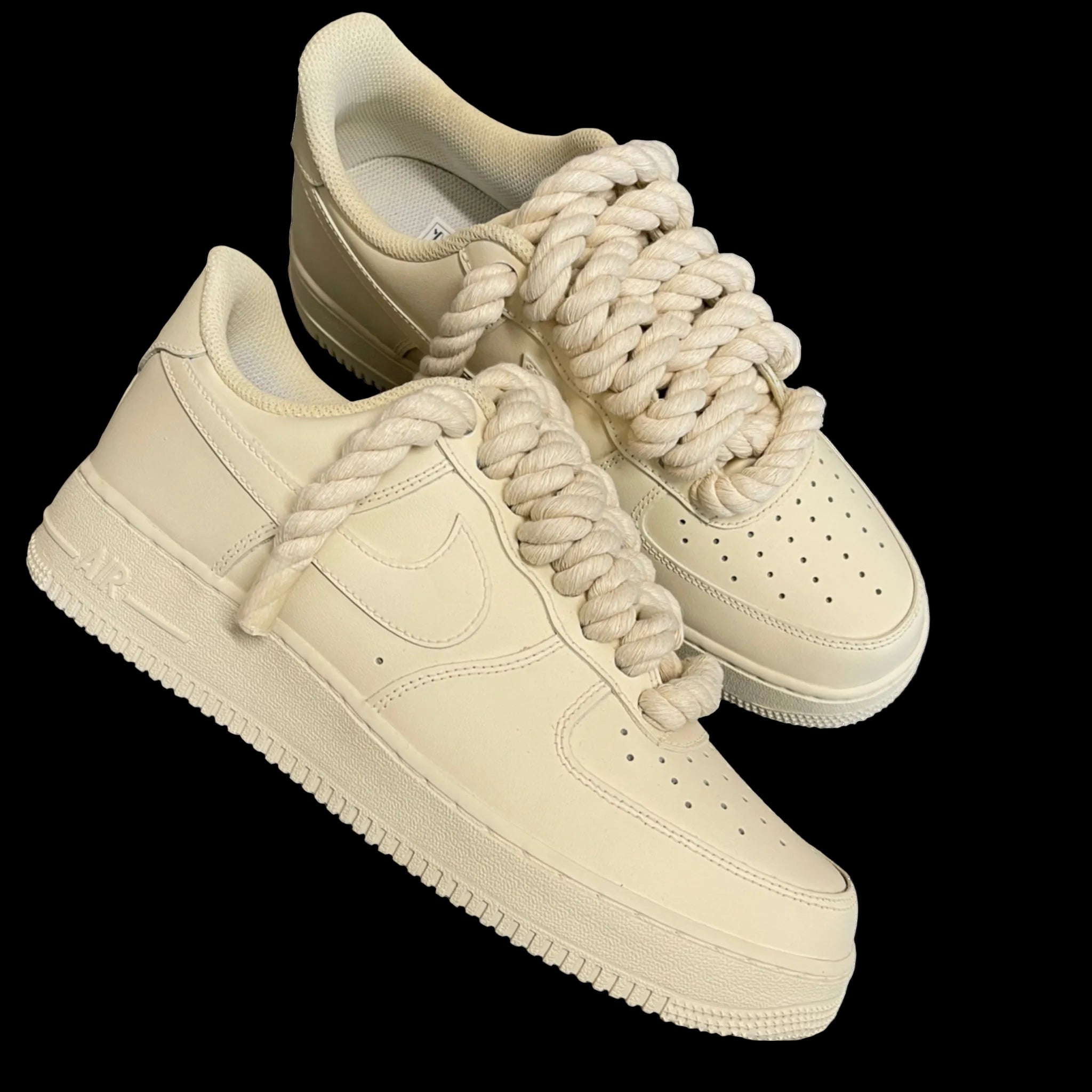 CREAM ROPE LACE AF1 image 0