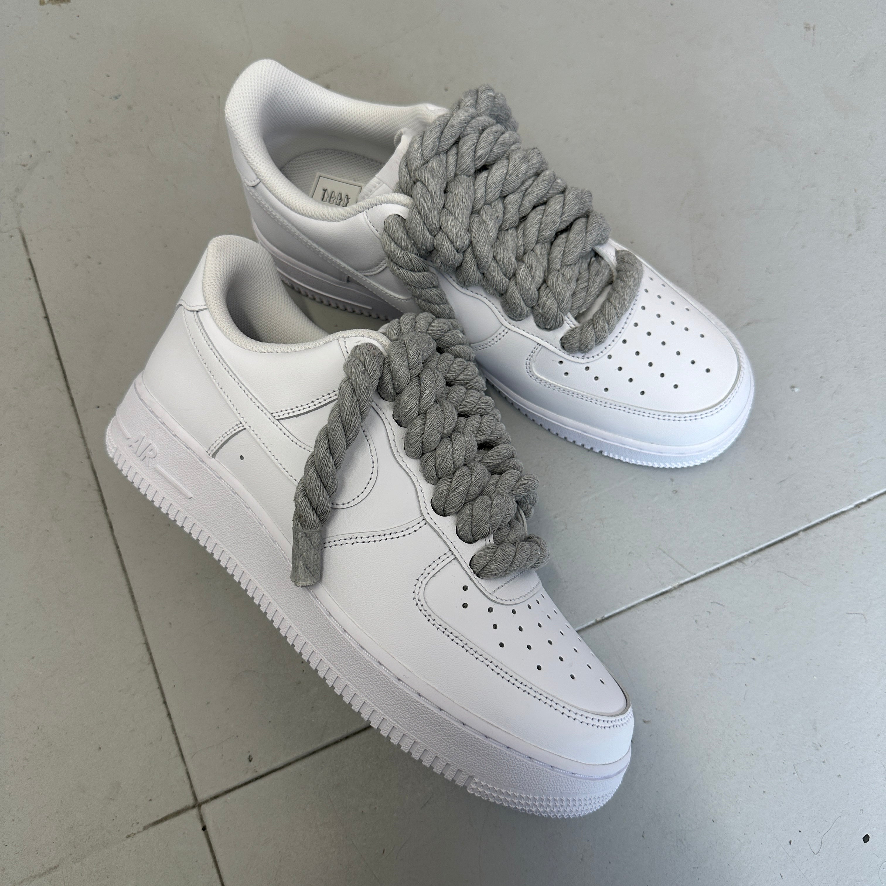 GREY ROPE LACE AF1 image 1